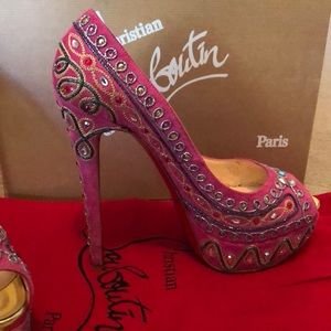 Christian Louboutin Bollywood platform heels